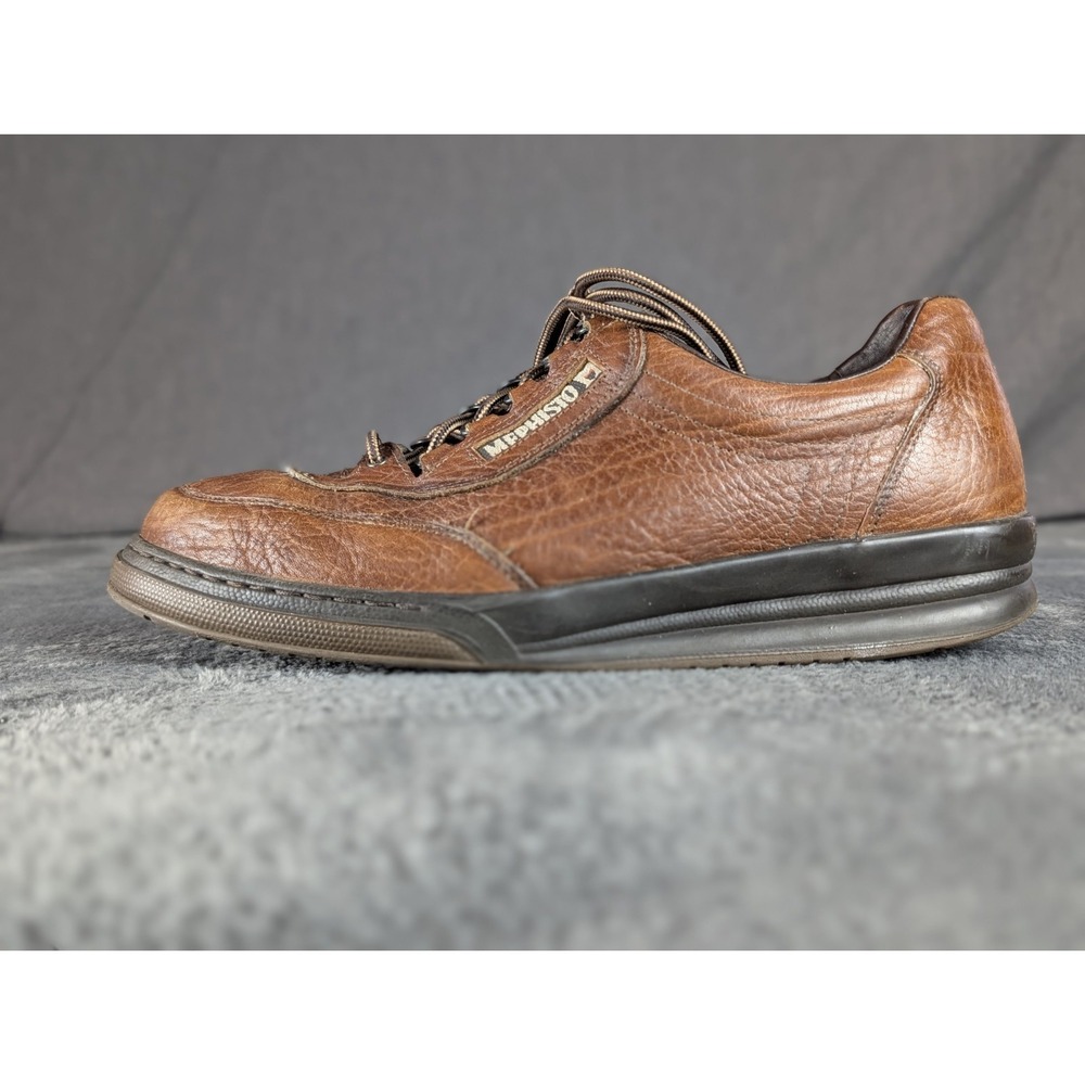 MEPHISTO 'MATCH' MENS BROWN FULL GRAIN LEATHER WALKING SHOES SIZE 11.5 $425 - Picture 8 of 14